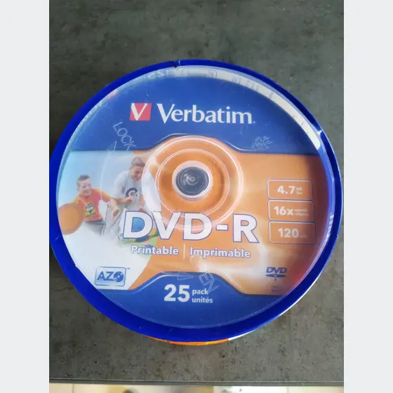 DVD-R 25ks (nové, neodbalené)