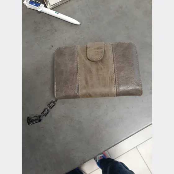 Peňaženka kožená hnedá