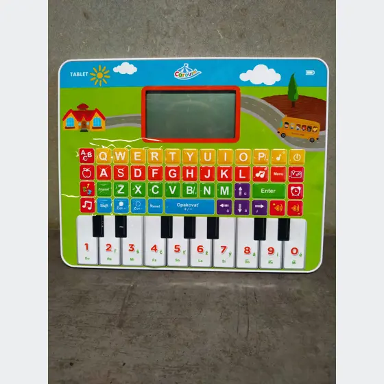 Vzdelávací tablet/počítač pre deti (písmená, čísla, piesne, funkčný)