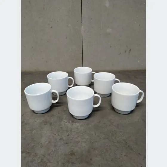 Malé šálky na kávu (6ks, výška šálky 6cm)
