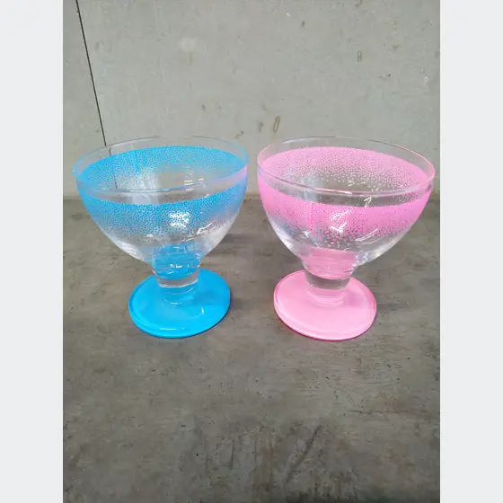 Farebné poháre (2ks, modrý, ružový)