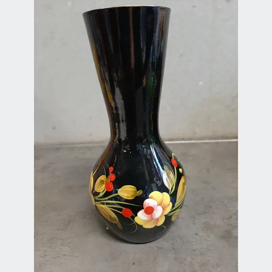 Váza,drevo,17cm