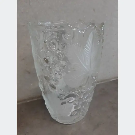 Váza zo skla,výška 20cm