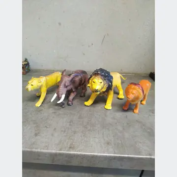Safari zvieratá (levica, 2x lev, slon)