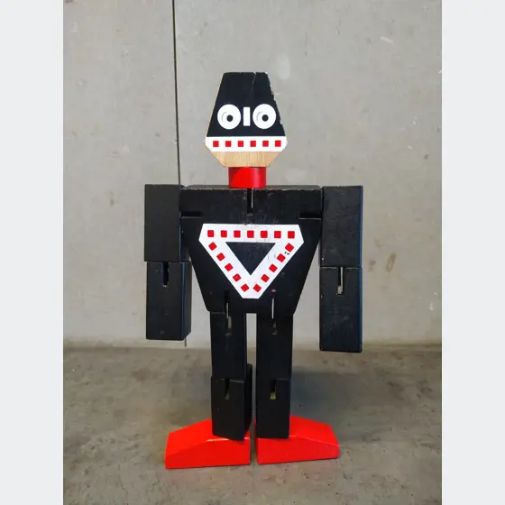 Drevený ohybný robot (22cm výška)