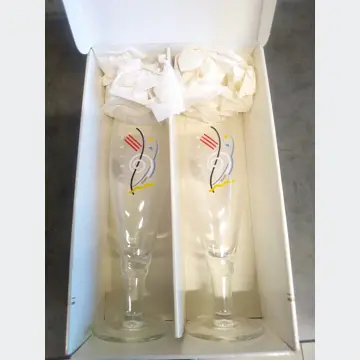 Sklenené poháre (0.2L, 2ks, na šampanské)