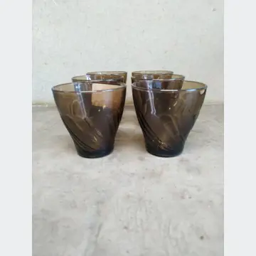 Hnedé poháre (6ks)