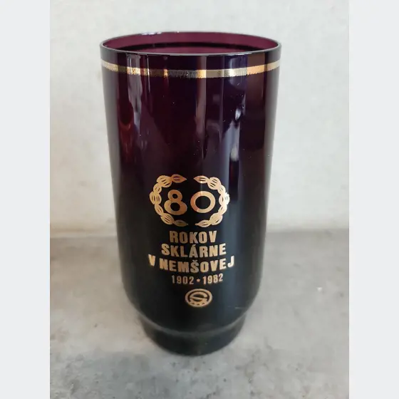 Jubilejný pohár,fialový,13cm