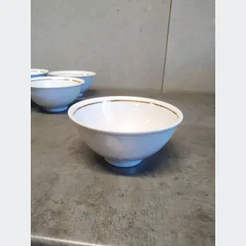 Porcelánové misky (6ks, 10cm priemer misky)