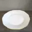 Veľký plytký servírovací tanier (okrúhly, 30cm priemer, biely so zlatým okrajom, č.1, BOHEMIA CZECHOSLOVAKIA)