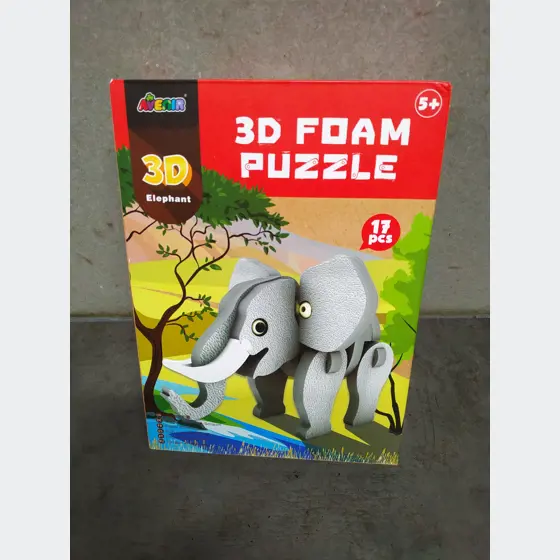3D penové puzzle (Slon)