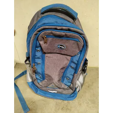Školský priestranný batoh (Extreme 4me, modro-šedý)