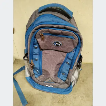Školský priestranný batoh (Extreme 4me, modro-šedý)