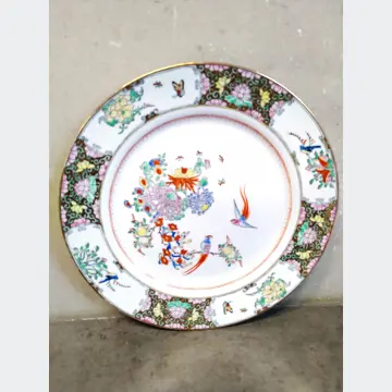 Dekoratívny tanier (veľký plytký, ručne maľovaný)