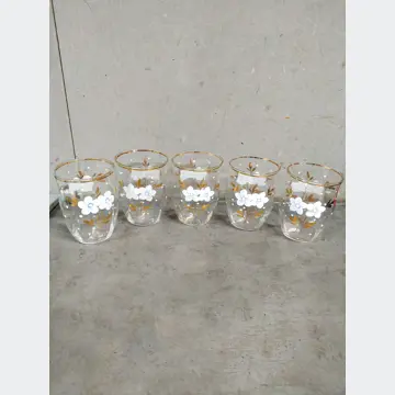Sklenené poháre (5ks, 1dcl)