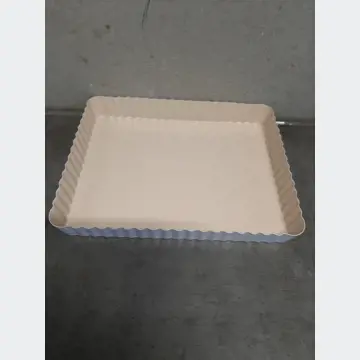 Plechová forma na koláče (20x25cm, s odnímateľným dnom, nová, nepoužitá)