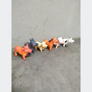 Gumenné hračky (6ks, domáce zvieratá)