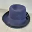 Dámsky modrý klobúk (zn.Tonak, veľkosť 54, 100% králičia srsť)