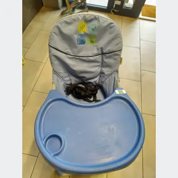 Detská stolička na kŕmenie (modrá)