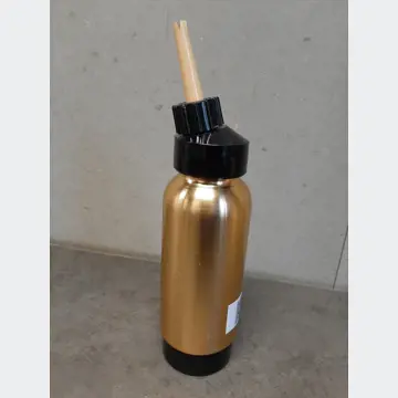 Retro šľahačková fľaša (zlatá farba)