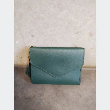 Dámska peňaženka (tmavo - zelená, nová, 9x11cm)