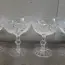 Sklenené krištáľové poháre (brúsené sklo, 5ks)