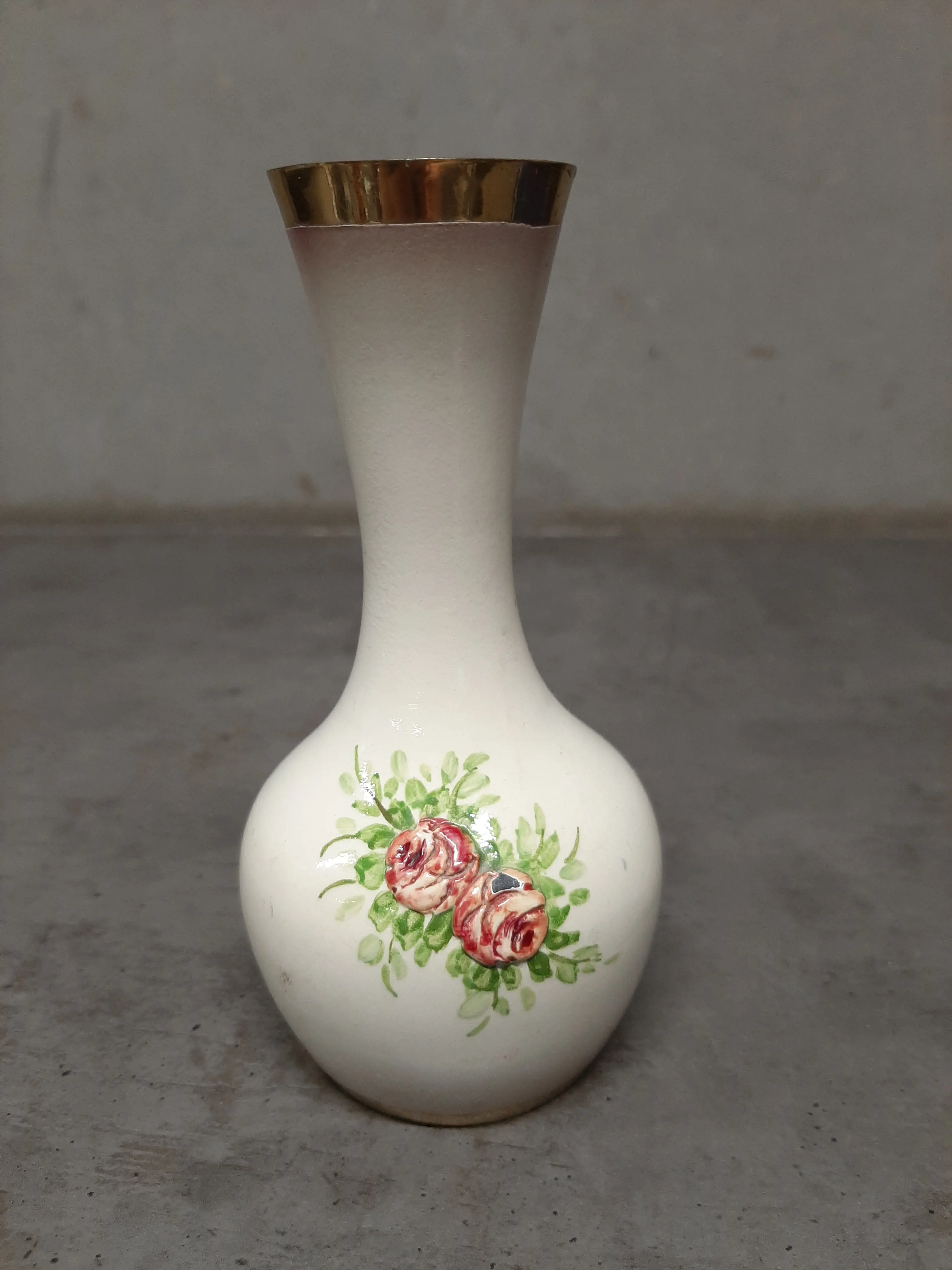 Kovová vázička,12cm India