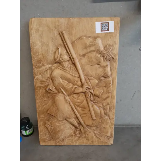 Do dreva vyrezávaný obraz 40cm