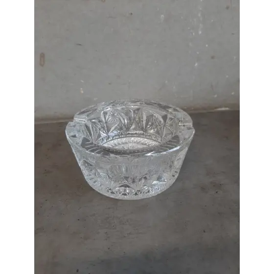 Ťažký sklenený popolník 12cm