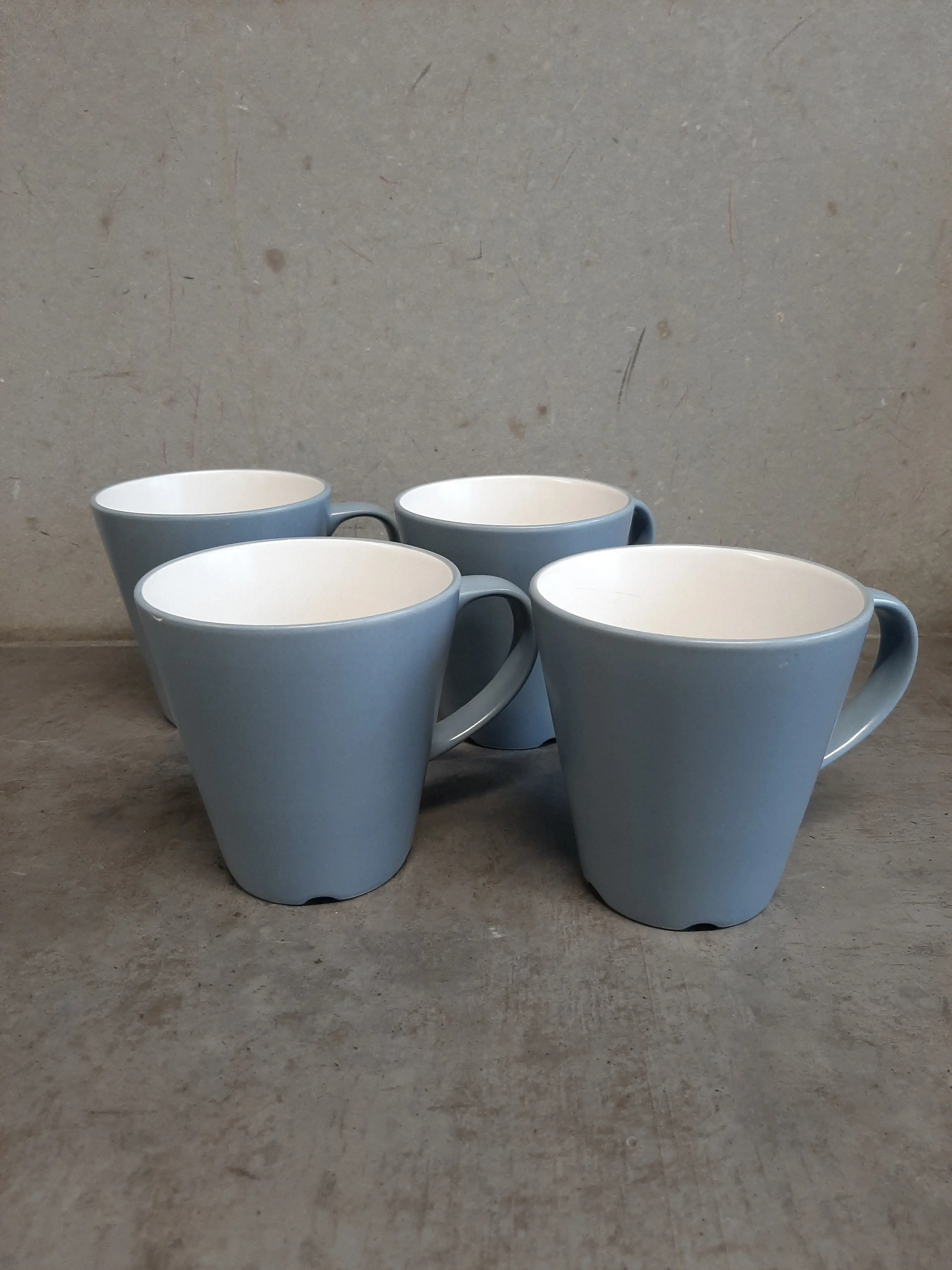 Modré hrnčeky 4ks (10cm)