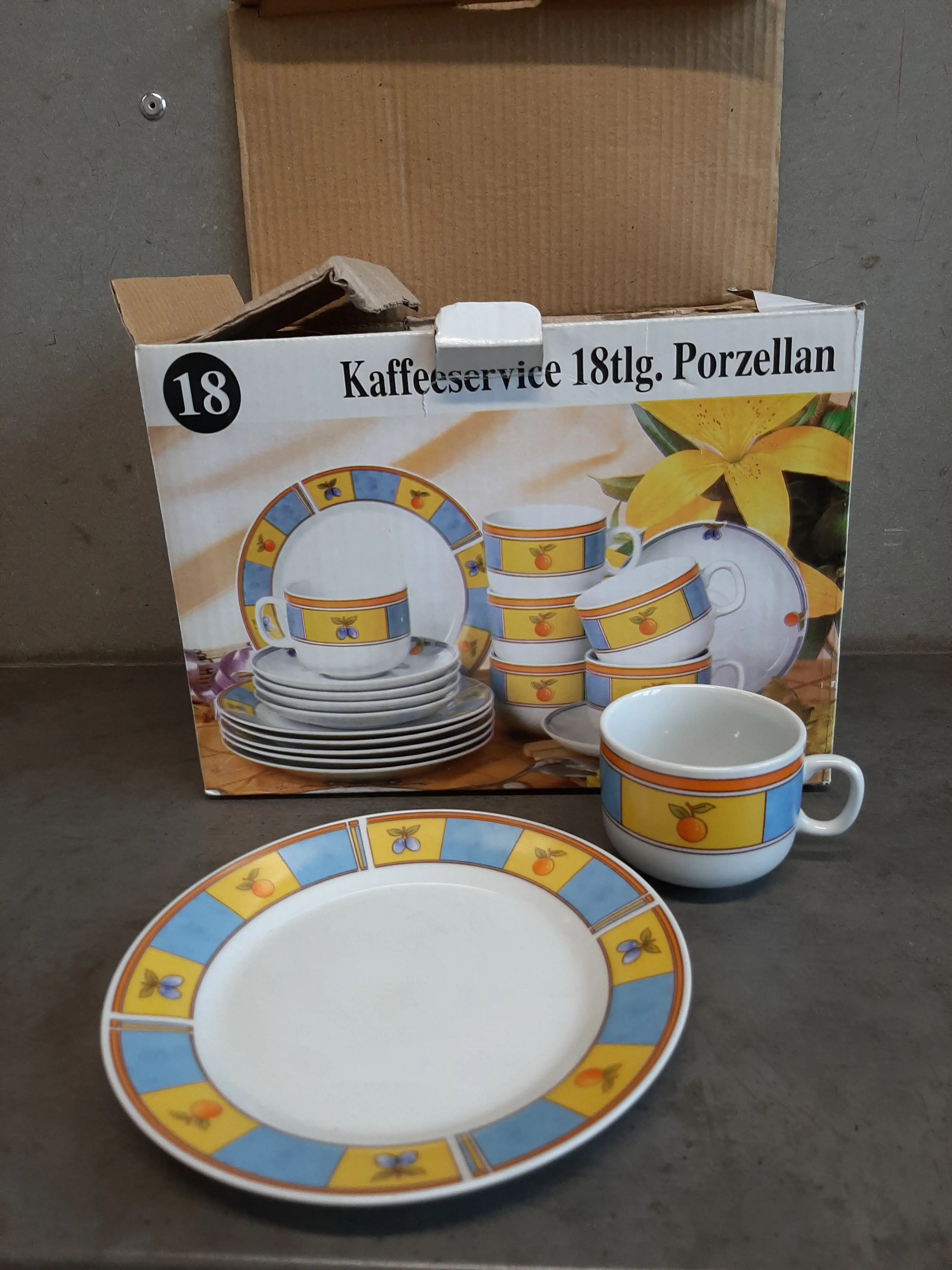 Sada,6xdezertný tanierik a 6xšálka