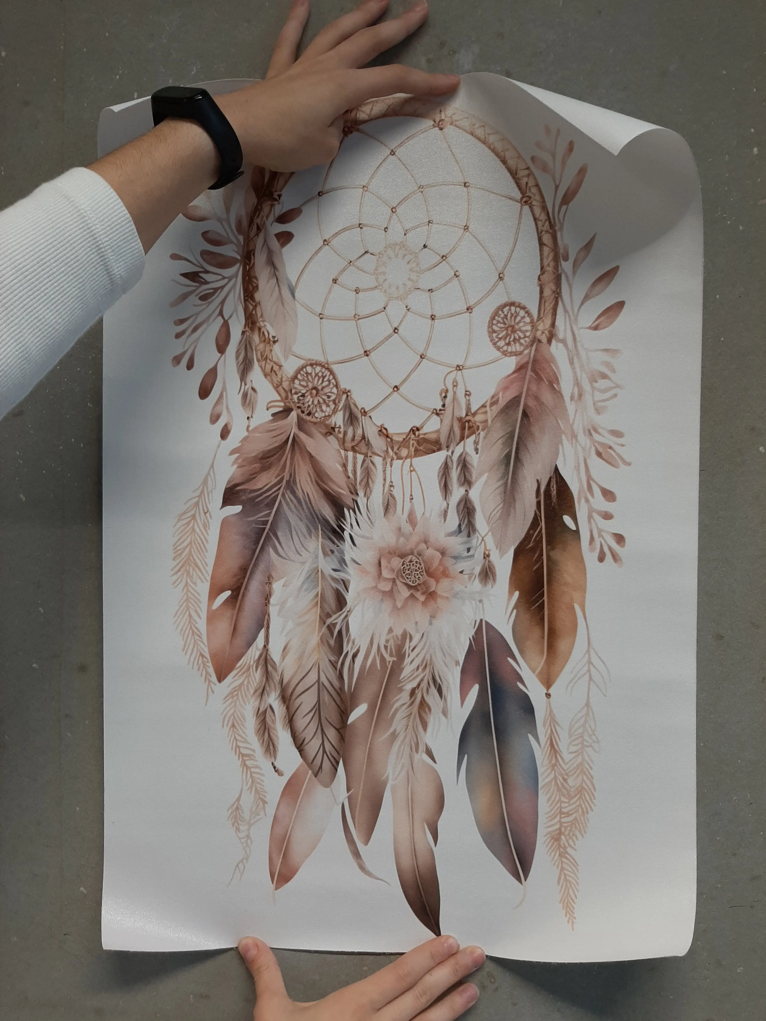 Lapač snov na plátne