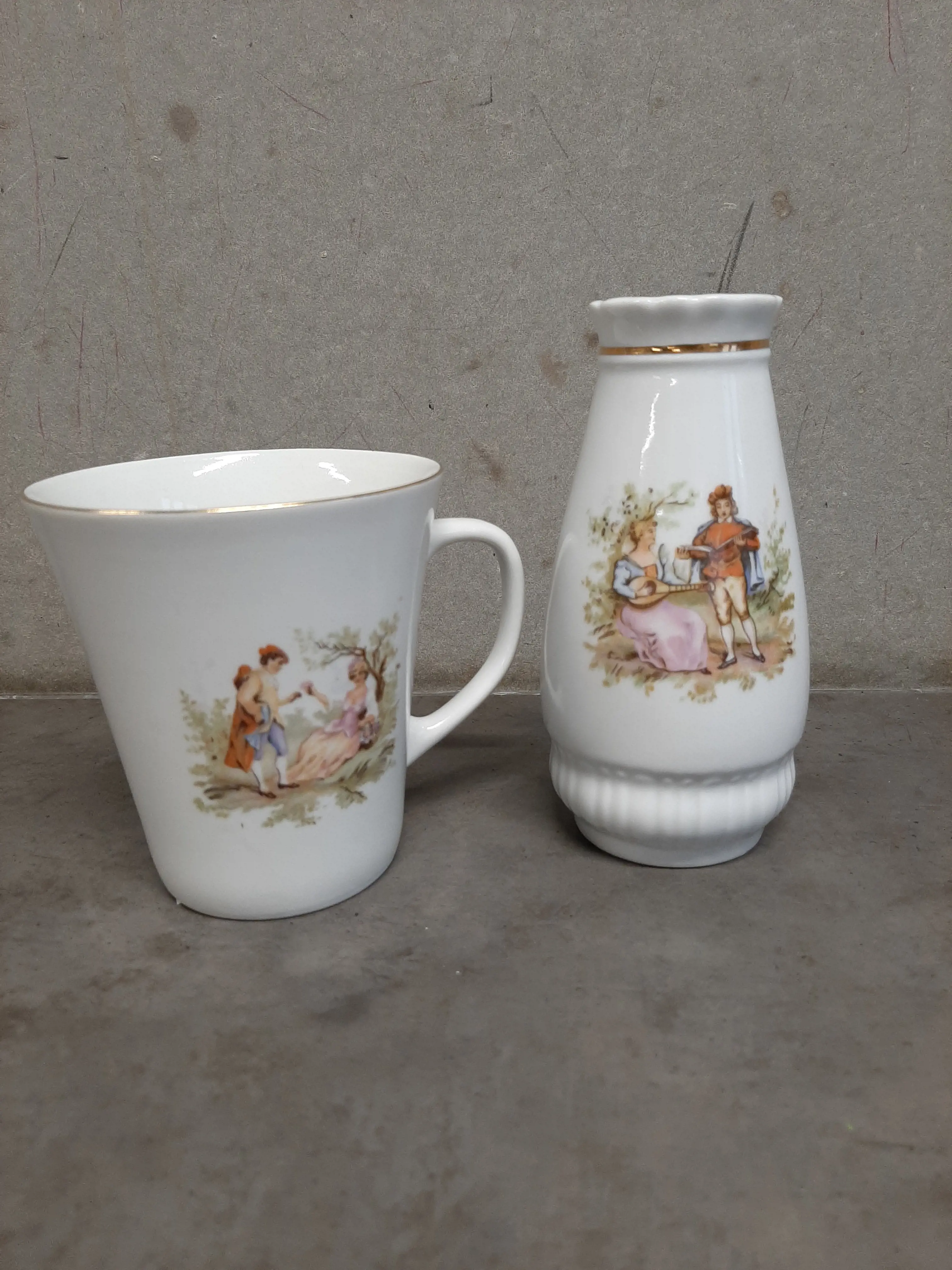 Porcelánový set - páriky