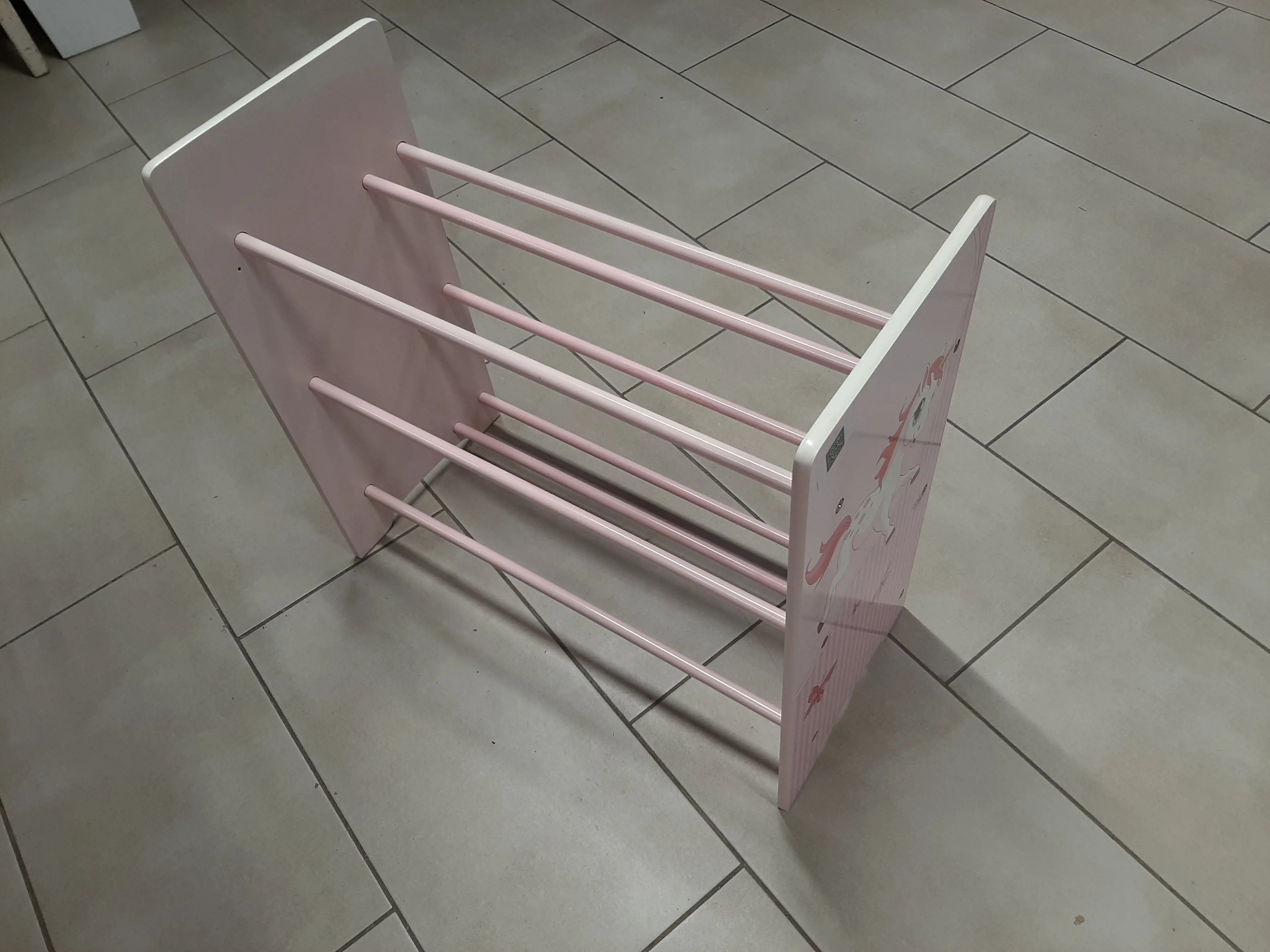 Detská polica na zakladače a boxy na hračky 65x60x30cm