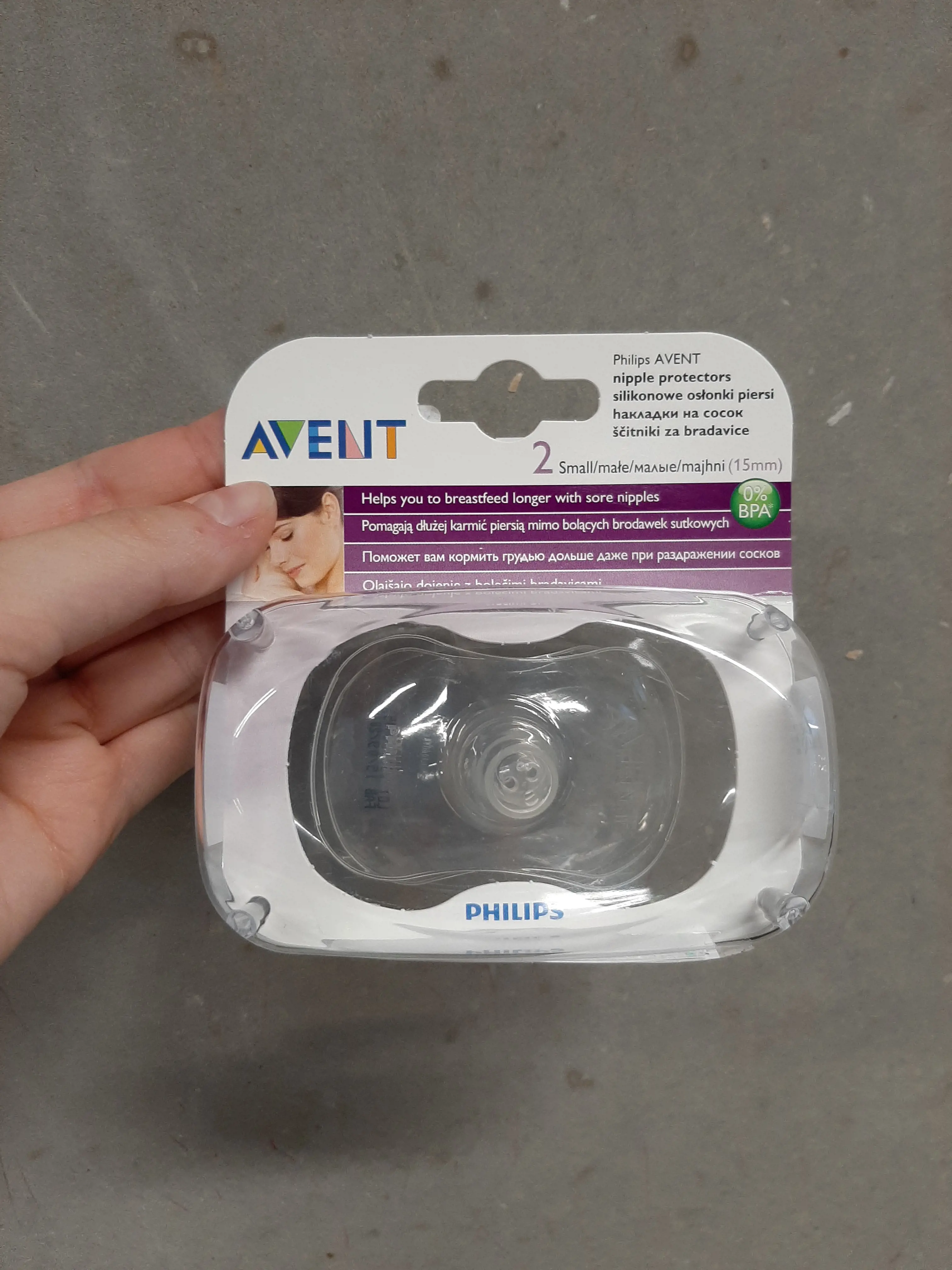 Chránič na bradavky, AVENT Philips