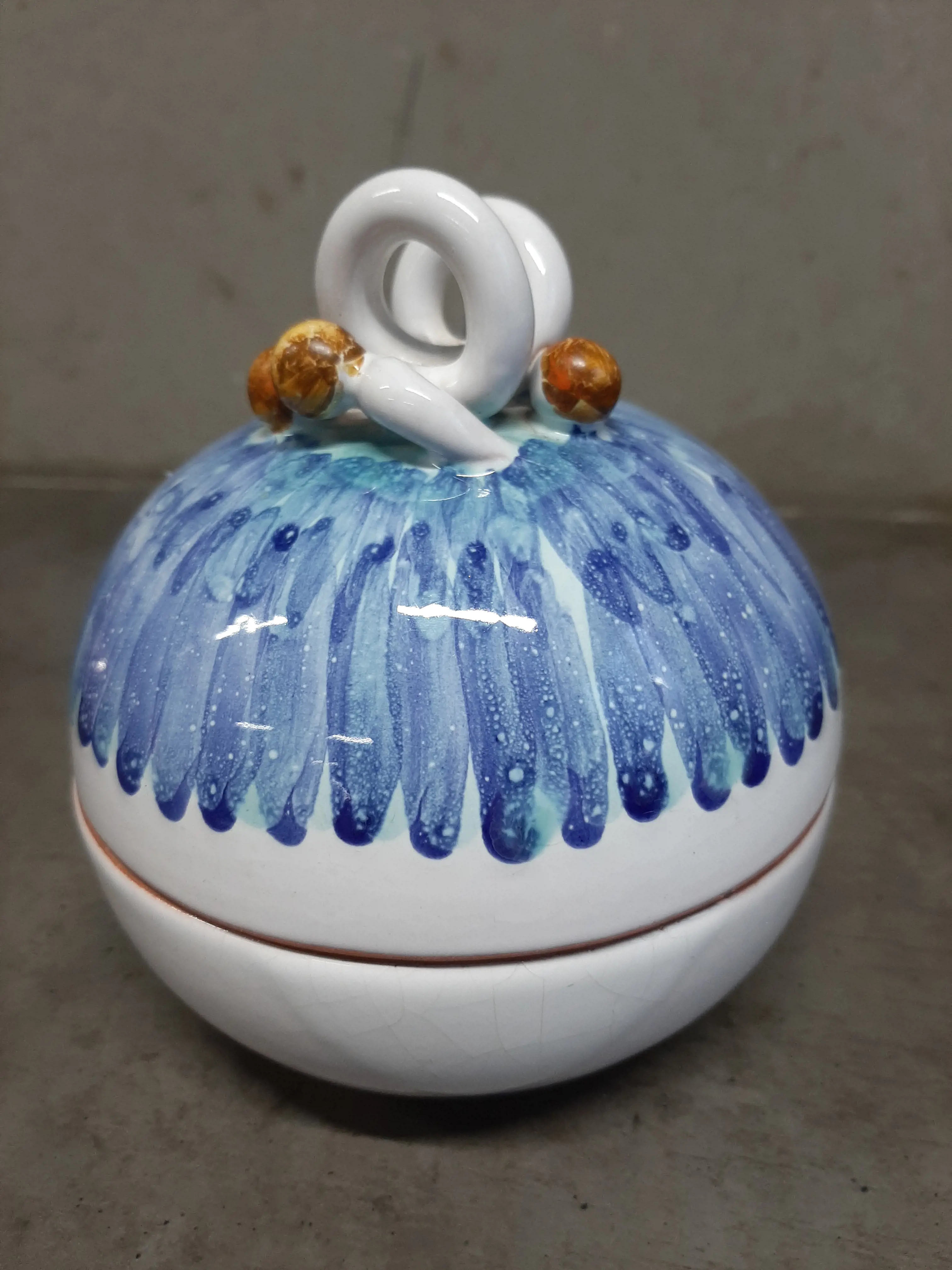 Keramická dózička 13x13cm