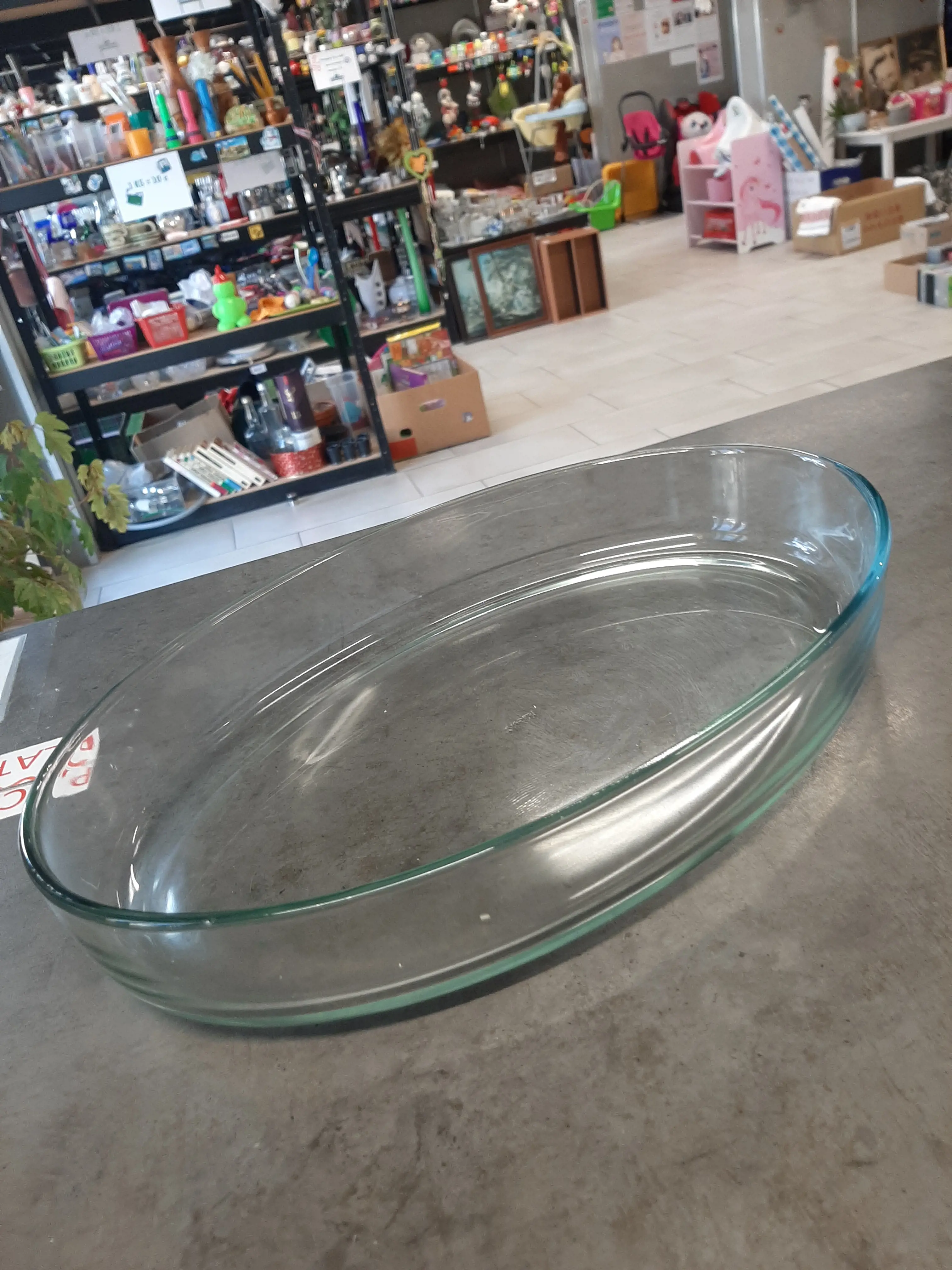 Sklenená zapekacia misa 40x6cm