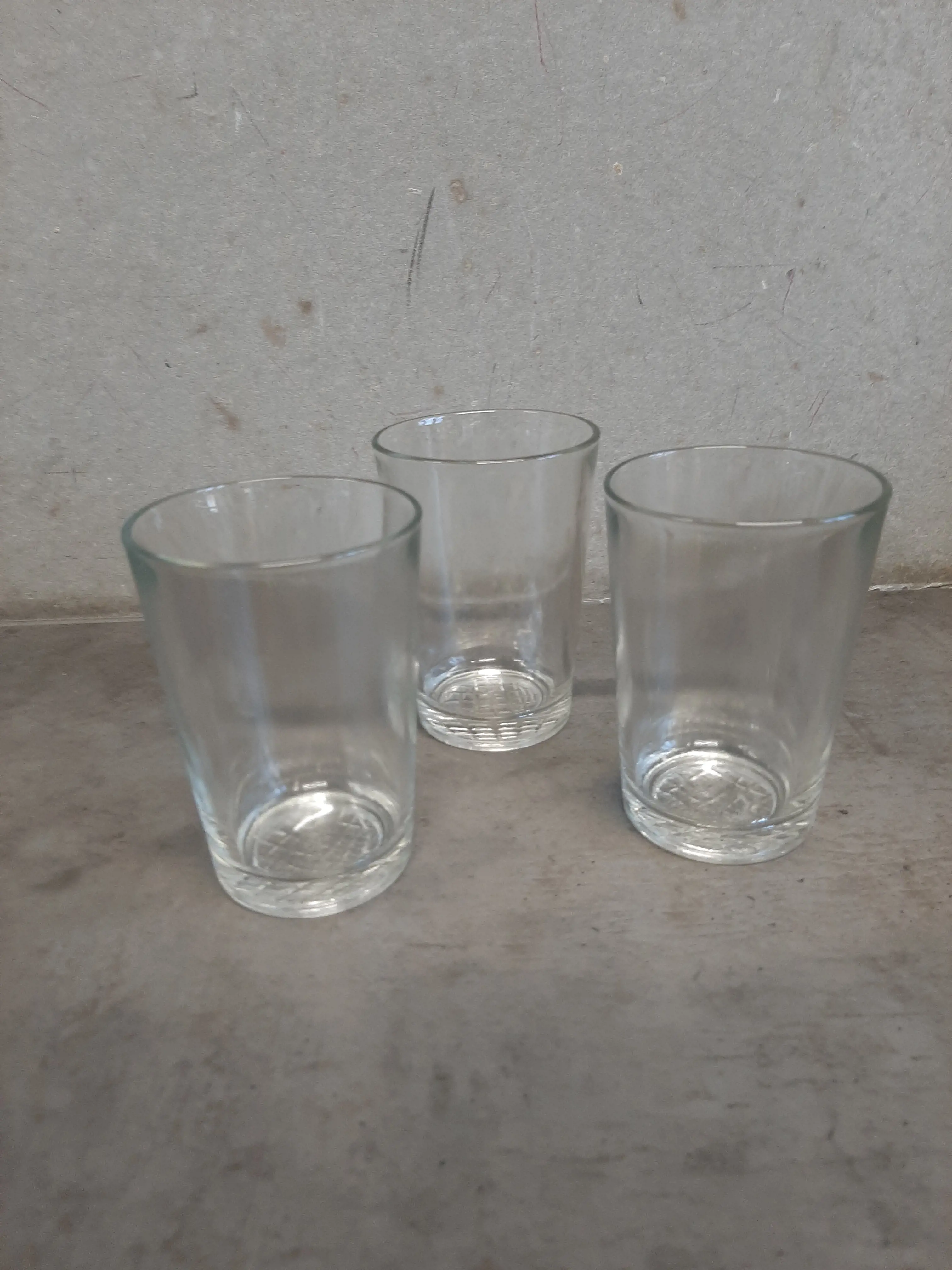 Sklenené poháre, 3ks