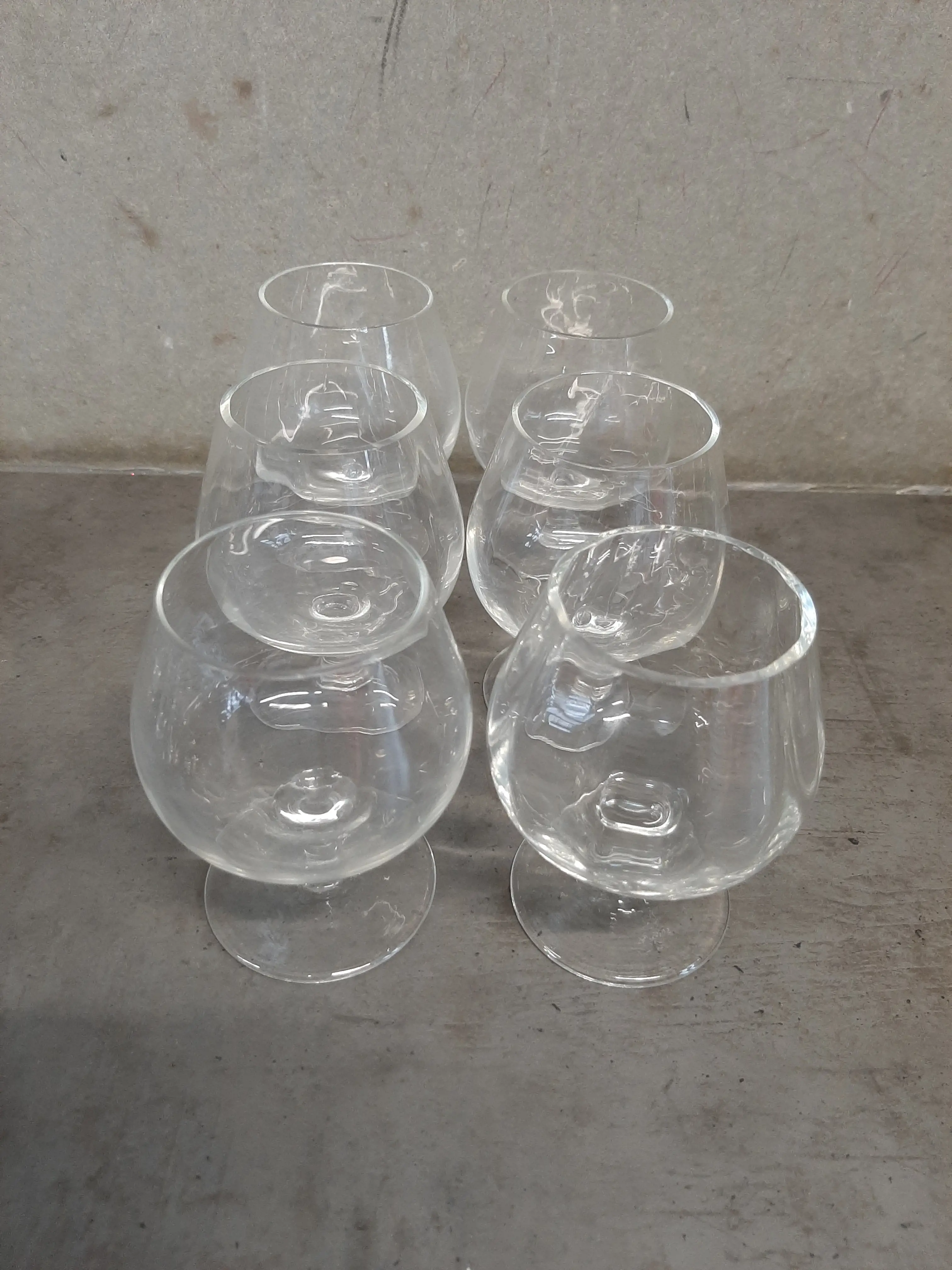 Koňakovky, ručná práca, 6ks