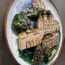 Keramický tanier,,Trenčín,, 32cm 3D plastika