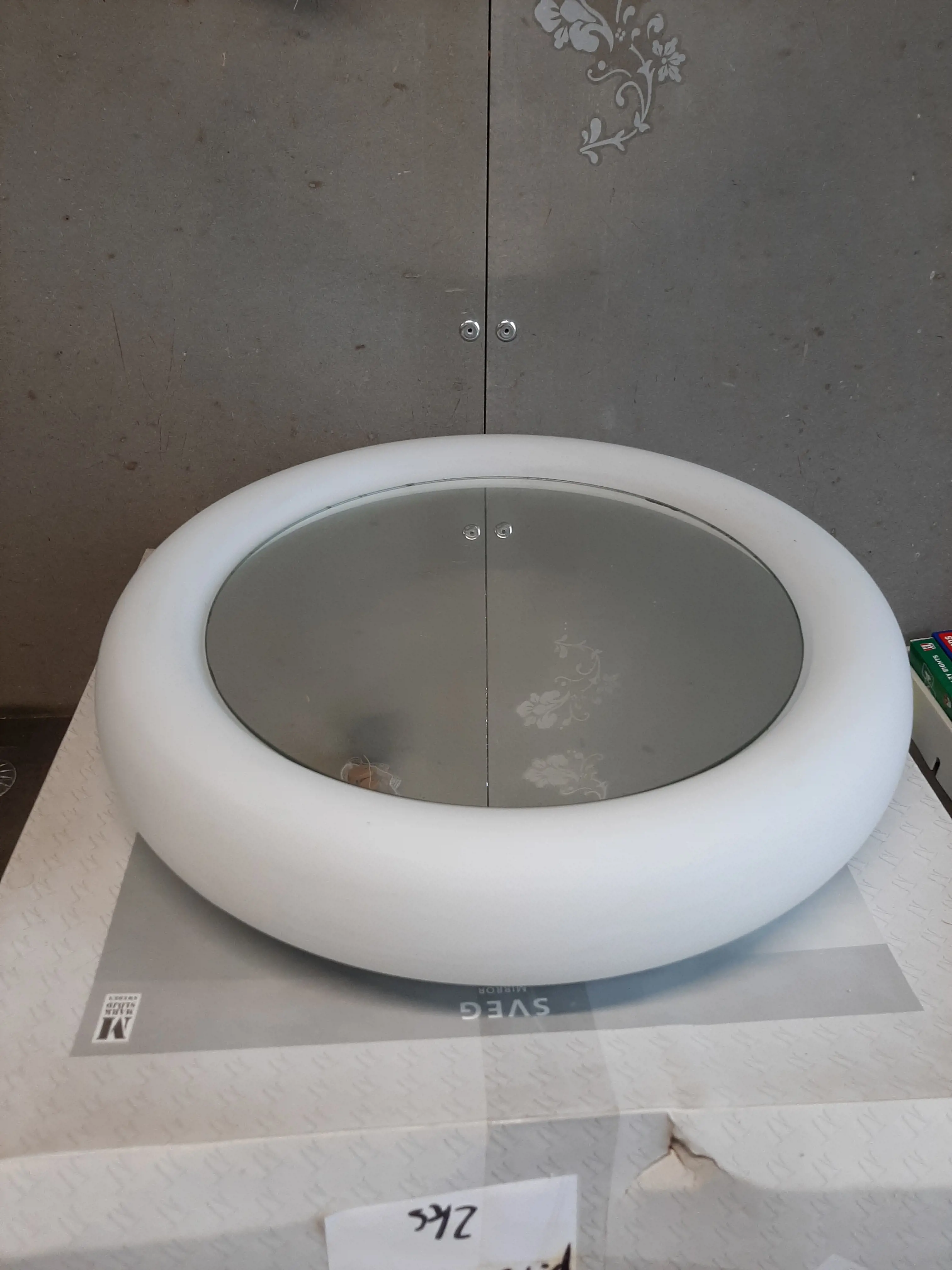 Zrkadlo 43cm,podsvietené,bočné