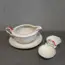 Mliečnik a soĺnička/korenička,porcelán