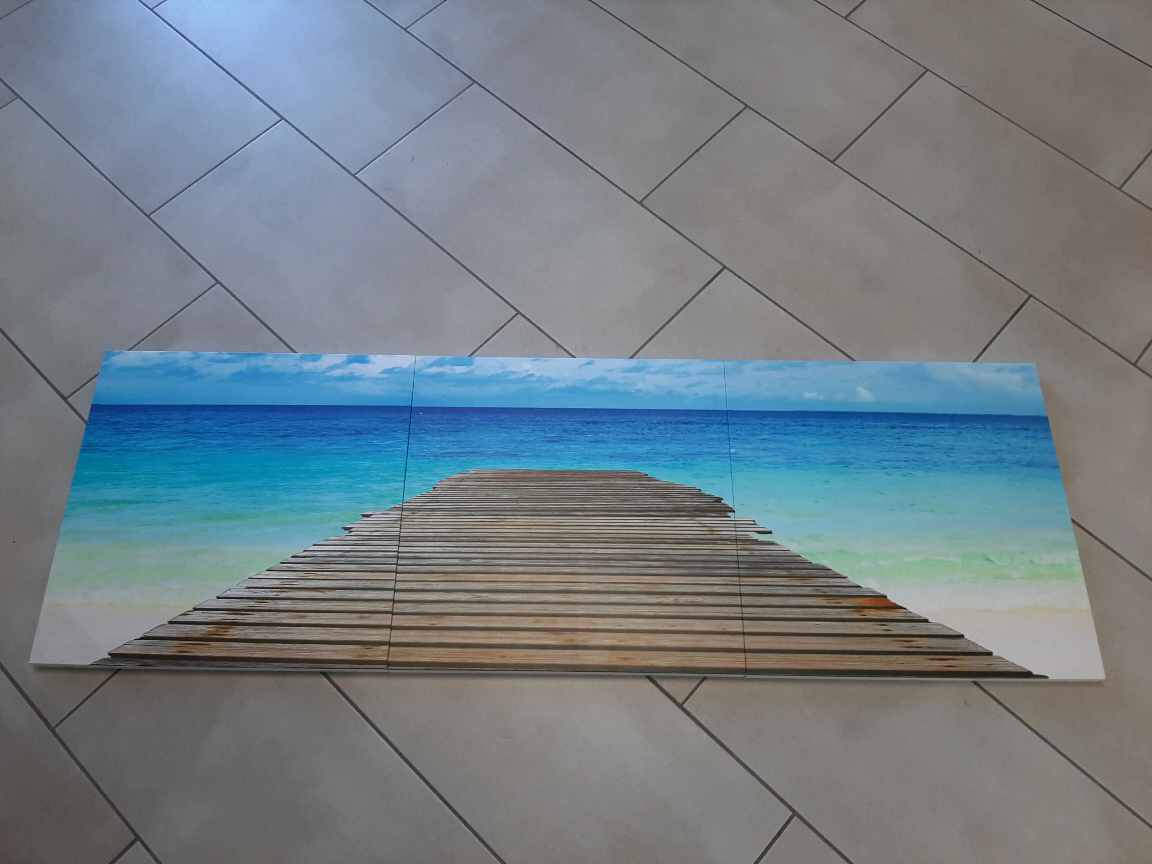 Drevený obraz z 3ks,150x50cm celkom