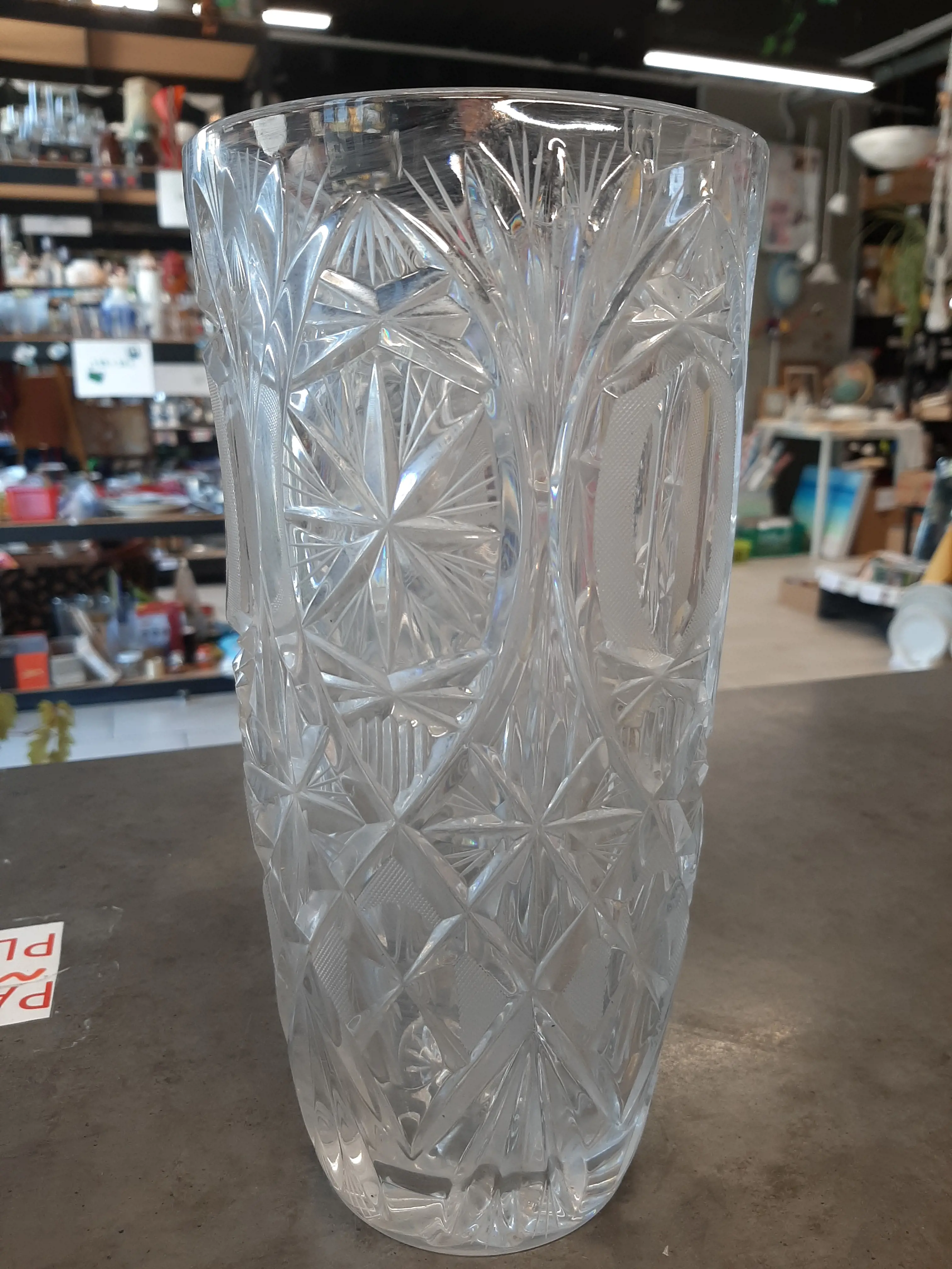 Brúsená váza 25cm