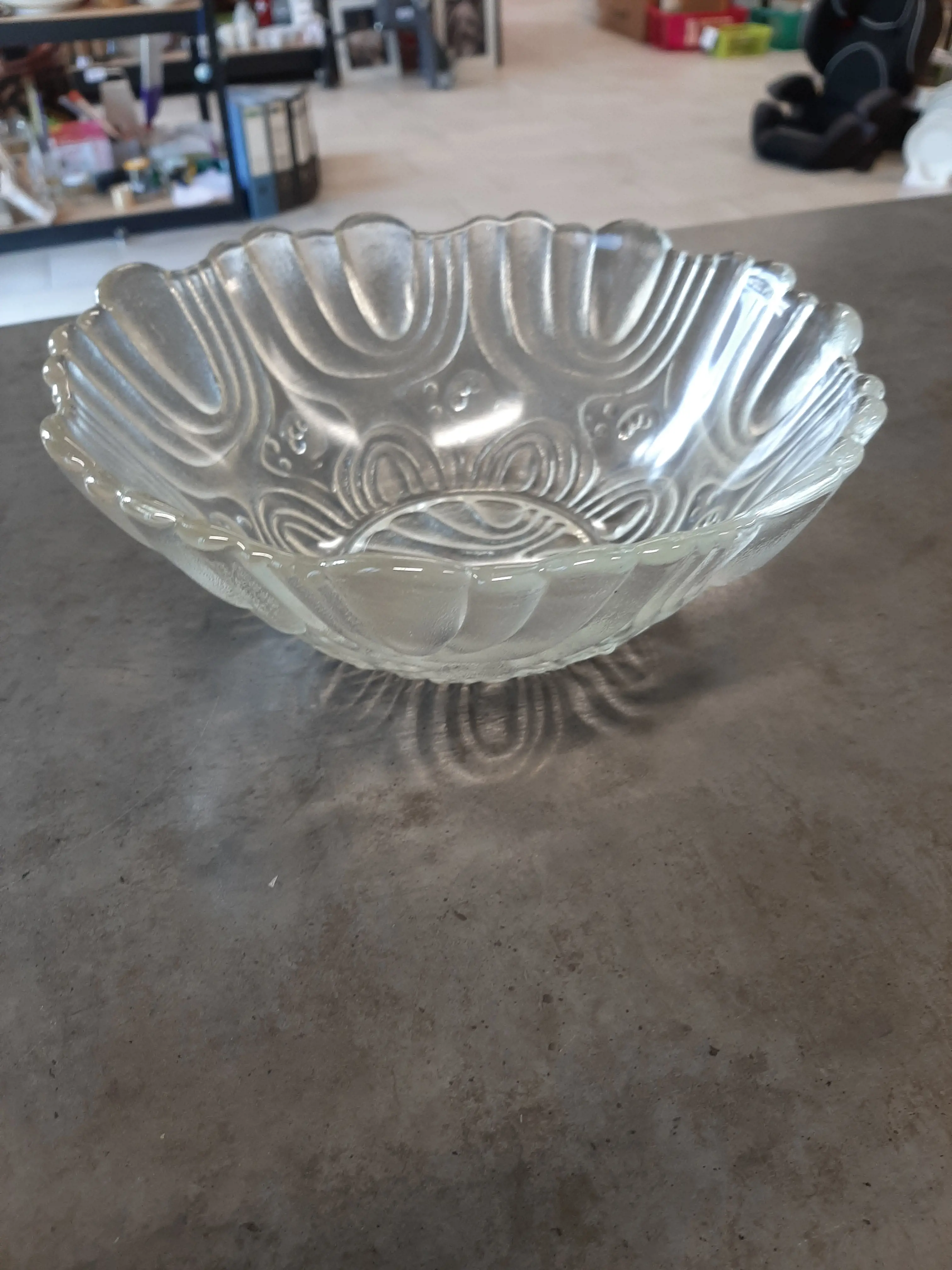 Sklenena misa,priemer 23cm