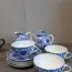 Japonský porcelán 3 šálky 5 tankerikov + mliečnik + cukornička