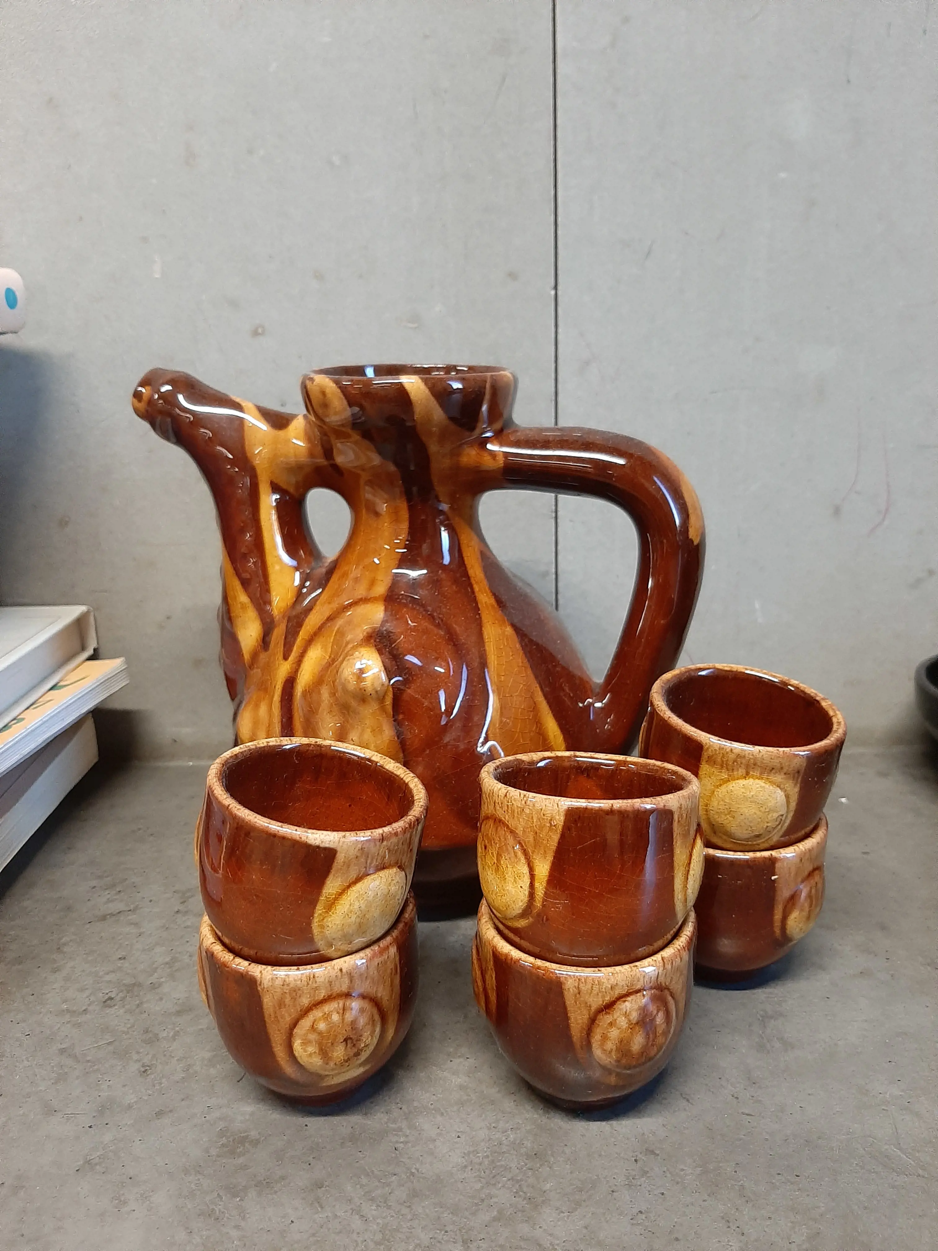 Kermická súprava 1+6