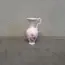 Ružová porcelánová vázička s uškom