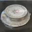 Karlovarský porcelán,servírovací tanier a 6xdezertný tanierik