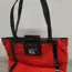 Dámska kabelka,čiernočervená